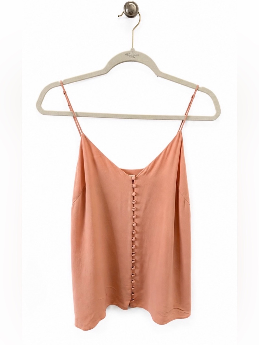 Aritzia Wilfred Silk Marquis Button Down  Camisole - XS